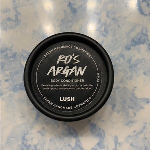 Lush Ro’s Argan body conditioner